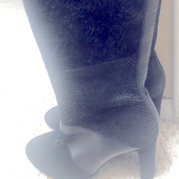 Anne Klein Textured High Boots - Picture 4 of 5